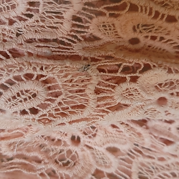 BKE Orange Floral Lace Boho Cover Up - Picture 13 of 13